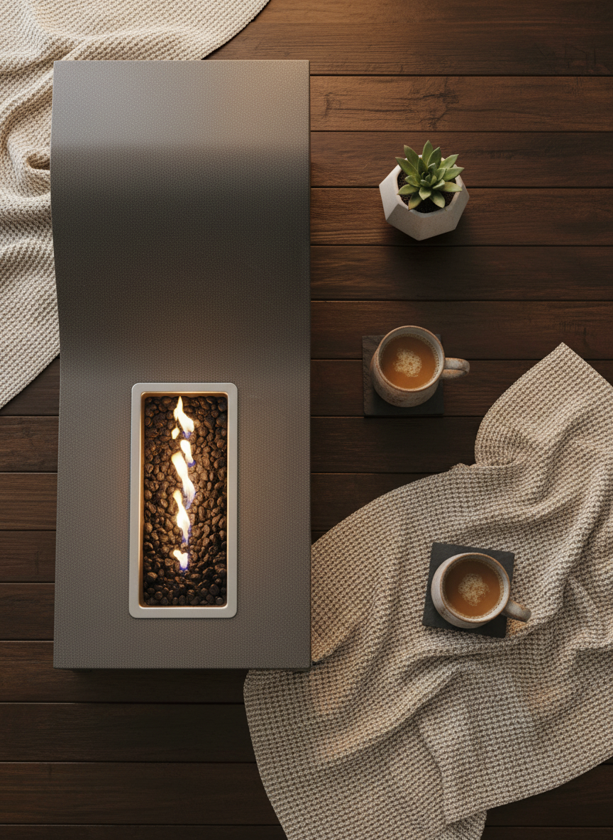 Alto Gas-Feuertisch 66" aus hochwertigem Material –  BTU für Ihre Terrasse - luxury-product-features